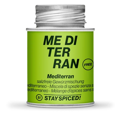 STAY SPICED ! FREE Mediterran: Genieß den Geschmack ohne Salzzusatz